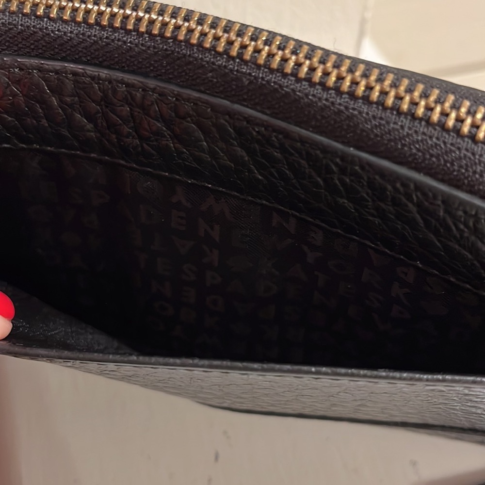 Kate Spade Leather Black Wallet ♠️ - Picture 4 of 10
